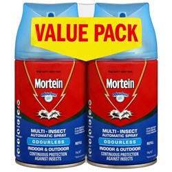 Mortein Odourless Insect Control Spray Indoor Refill 154g, Pack of 2
