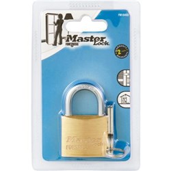 Masterlock Security Brass Padlock 40mm
