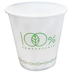 Compostable Paper Cups 180ml, Pack of 50