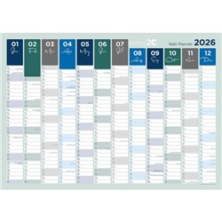 Easy2C Wall Planner Double Sided Unlaminated 990x700mm 2026