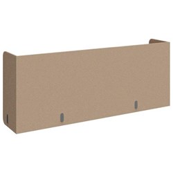 Boyd Acoustic Pod Desk Screen 1800mm Dark Camel