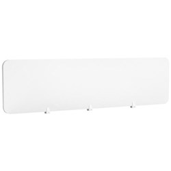 Boyd Acoustic Desk Screen 1800mm White
