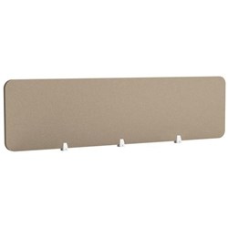 Boyd Acoustic Desk Screen 1800mm Dark Camel