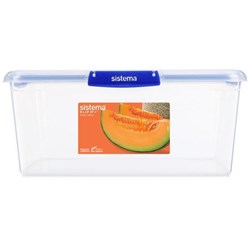 Sistema Klip It Plus Plastic Food Container Rectangular 10L