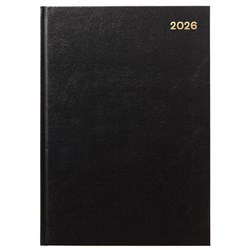 Winc A53 Hourly Appointment Diary Recycled A5 Week To View 2026 Black