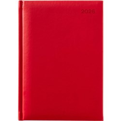 Winc A53 1 Hour Appointment Diary Soft Touch A5 Week To View 2026 Red