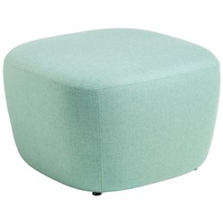 Eden Quad Ottoman Octavius Fabric/Glacier Large