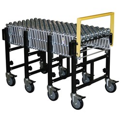 BlueAnt Flexi Conveyor With Steel Skate Wheels 460mm x 8m