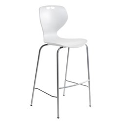 Mata Bar Stool 750mm White