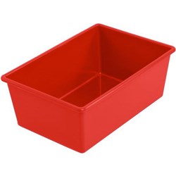 Taurus Tote Storage Tray Large 150mm Deep Red