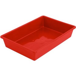Taurus Tote Storage Tray Small 75mm Deep Red