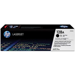 HP 128A Black Laser Toner Cartridge CE320A