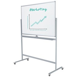 Boyd  Porcelain Pivoting Mobile Whiteboard Magnetic 1200 x 1200mm