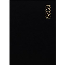 Collins A43 Diary A4 Week To View 2026 Black