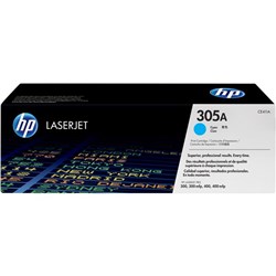 HP 305A Cyan Laser Toner Cartridge CE411A