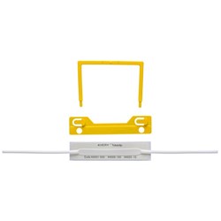 Avery 440099Y Tubeclip File Fastener Yellow, Pack of 100