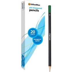 OfficeMax B Lead Pencils, Pack of 20