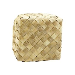 Square Flax Box Small, Pack of 2 Halves