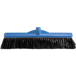 Oates Plastic Broom Head Medium Stiff 450mm Blue