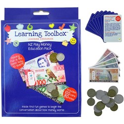 NZ Play Money 100 Coins & 80 Notes, Pack of 180