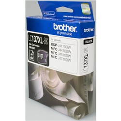 Brother LC137XL-BK Black Ink Cartridge High Yield
