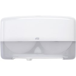 Tork T2 Mini Jumbo Twin Toilet Tissue Dispenser 555500 White