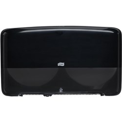 Tork T2 Mini Jumbo Twin Toilet Tissue Dispenser 555508 Black