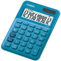 Casio MS-20 Desktop Calculator Blue