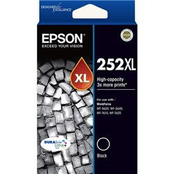 Epson 252XL Black Ink Cartridge High Yield T253192