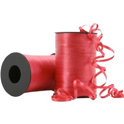 Crimped Curling Gift Ribbon 5mm x 500m Red