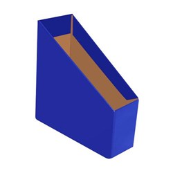 Marbig Magazine Box File Small Blue, Pack of 5