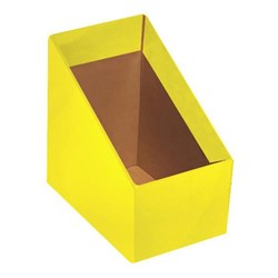 Marbig Magazine Box File Large Yellow, Pack of 5