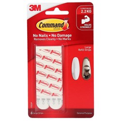Command™ Large Refill Strips, Pack of 6