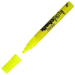 Texta Liquid Chalk Dry Wipe Window Marker 4.5mm Bullet Tip Yellow