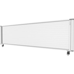 Boyd Visuals Desk Screen with Clamps 1760x450mm Frosted