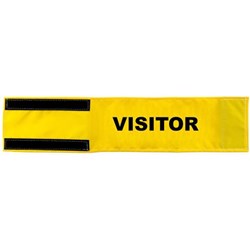 Visitor Arm Band 470x90mm Yellow