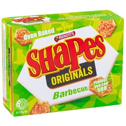 Arnott's Shapes Crackers Barbecue 175g