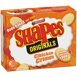 Arnott's Shapes Crackers Chicken Crimpy 175g