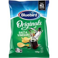 Bluebird Original Chips Salt & Vinegar 150g