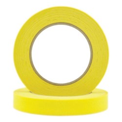 Pomona S121 High Temperature Masking Tape 18mm x 50m Yellow