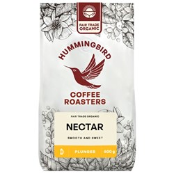 Hummingbird Organic Plunger & Filter Coffee Nectar 500g