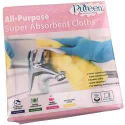 Pureen Super Absorbent Multipurpose Cloths Pink, Pack of 10