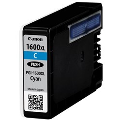 Canon PGI-1600XLC Cyan Ink Cartridge High Yield