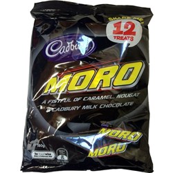 Cadbury Chocolate Moro Bars Treat Pack 180g, Pack of 12