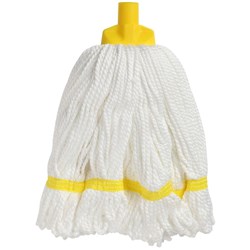 Edco Microfibre Mop Head Round Yellow 350g