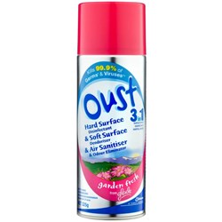 Glade Oust 3 in 1  Aerosol Air Freshener Garden Fresh 325g