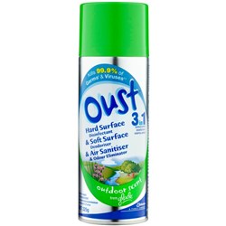 Glade Oust 3 in 1 Aerosol Air Freshener Outdoor Scent 325g