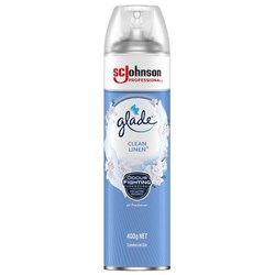Glade Air Freshener Aerosol Spray Clean Linen 400g