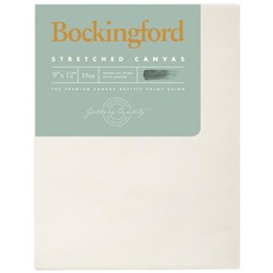 Bockingford 13oz Stretched Canvas 9x12 Inch 1.5 Inch Frame