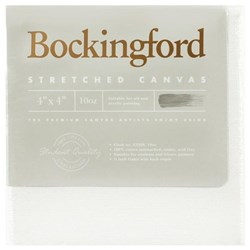 Bockingford 10oz Stretched Canvas 4x4 Inch 3/4 Inch Frame